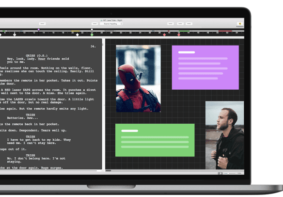 Final Draft writing app